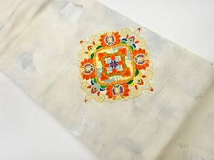 リサイクル　華文模様織出し名古屋帯